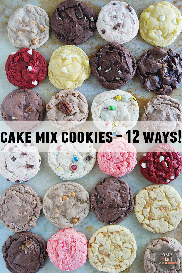 Cake Mix Cookies
 Cake Mix Cookies Video Taste and Tell