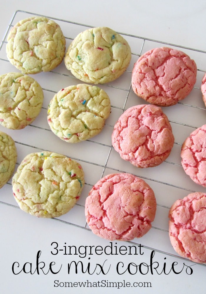 Cake Mix Cookies
 3 Ingre nt Cake Mix Cookies Easy and Delicious