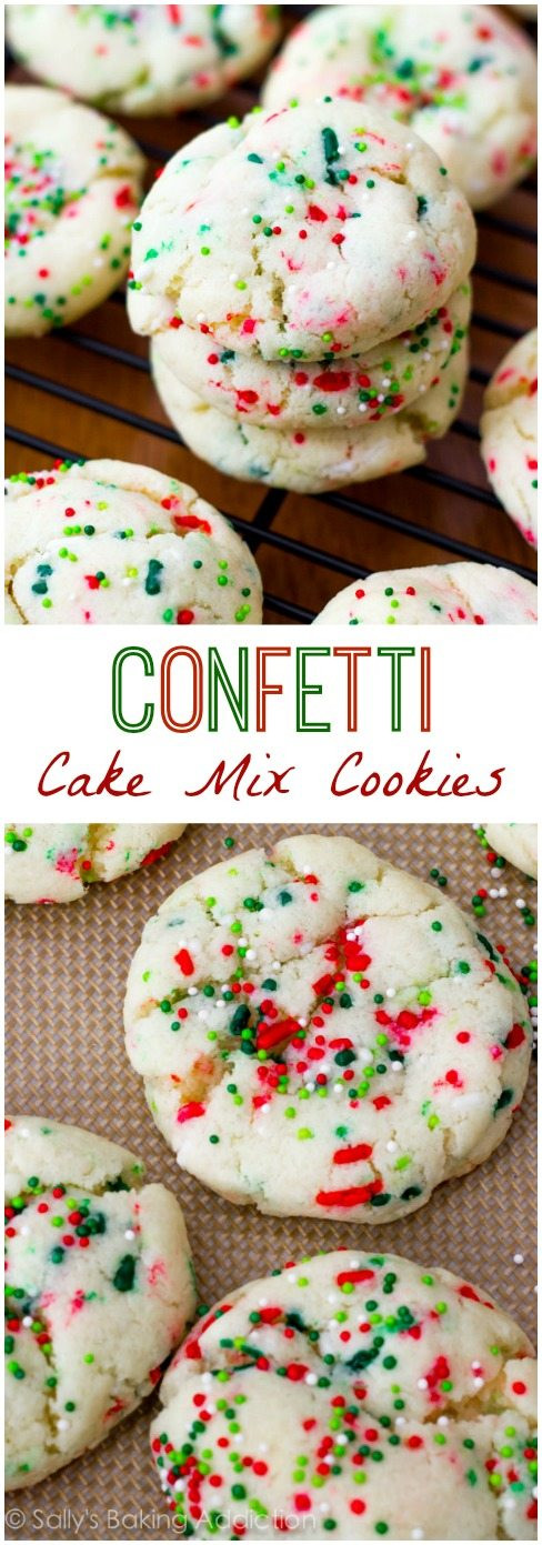 Cake Mix Cookies
 Confetti Cake Batter Cookies Sallys Baking Addiction