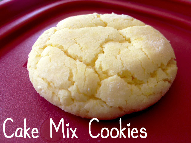 Cake Mix Cookies
 g rated 4 Ingre nt Cake Mix Cookies