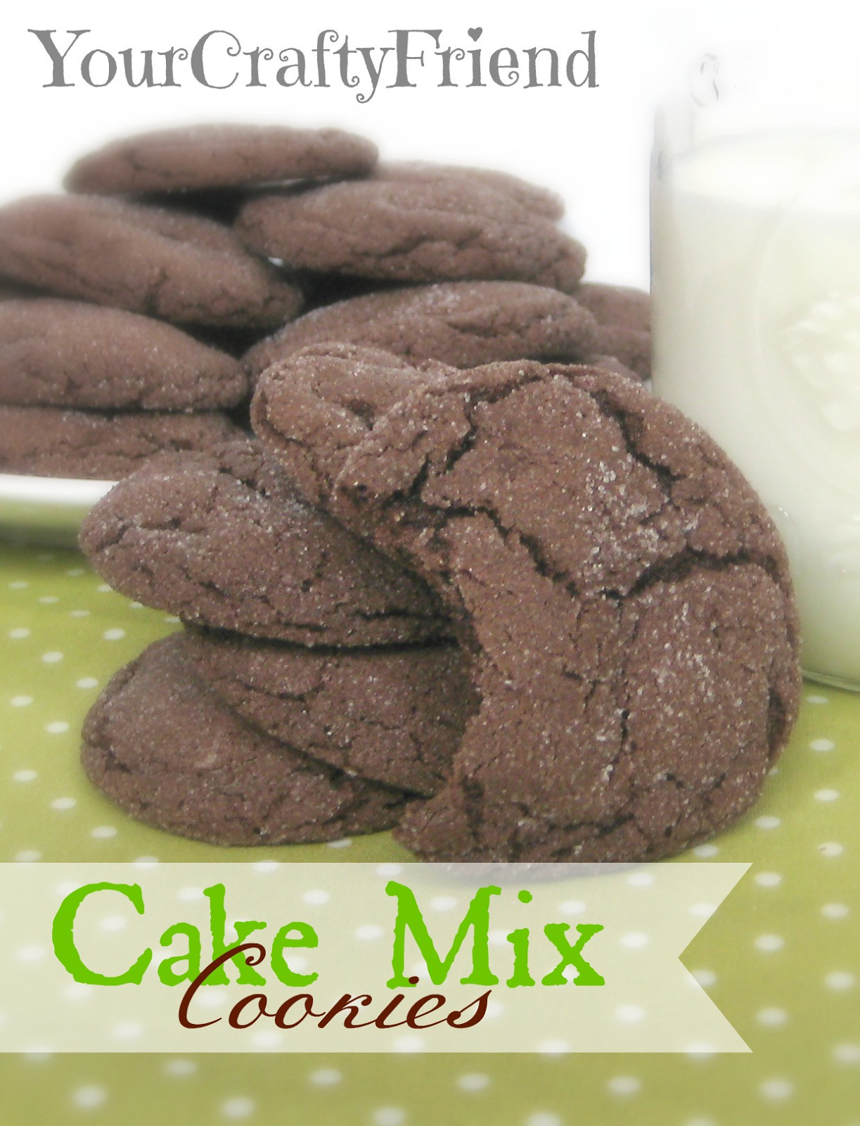 Cake Mix Cookies
 Your Crafty Friend Cake Mix Cookies