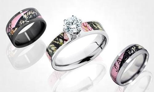 Camo Wedding Band Sets
 camo wedding rings