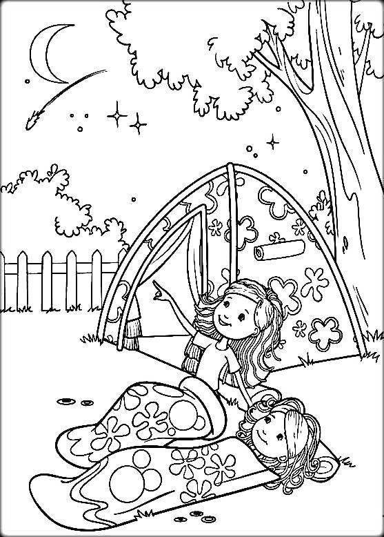 Camping Coloring Pages For Kids
 Camping Coloring Pages For Kids Vanda 295 Free Printable