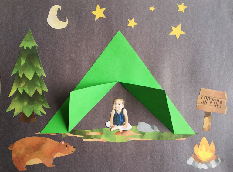 Camping Crafts For Preschoolers
 Gone Camping Craft