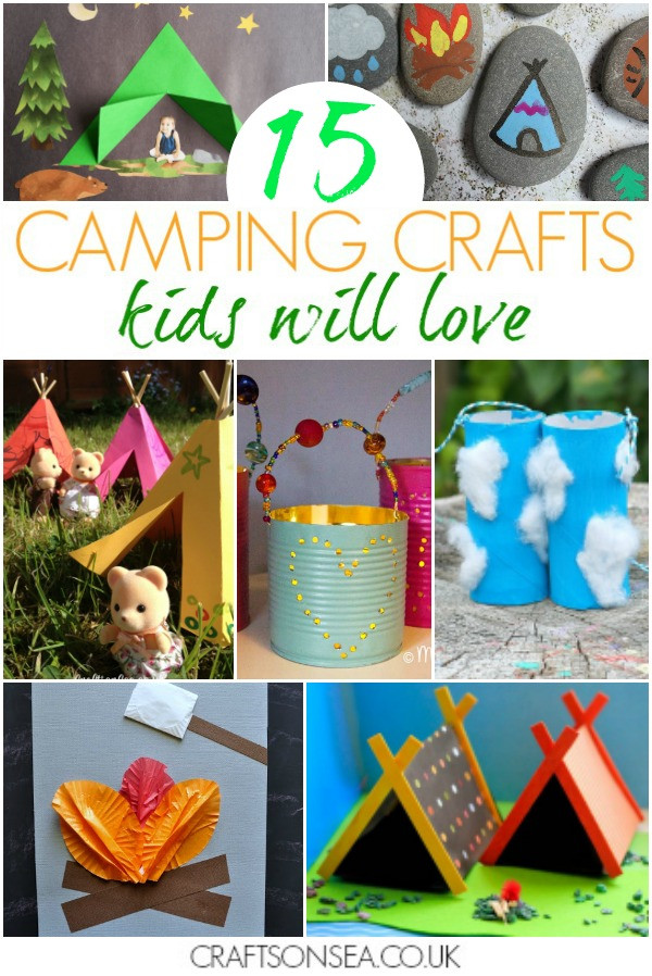 Camping Crafts For Preschoolers
 15 Fantastic Camping Crafts For Kids Crafts on Sea