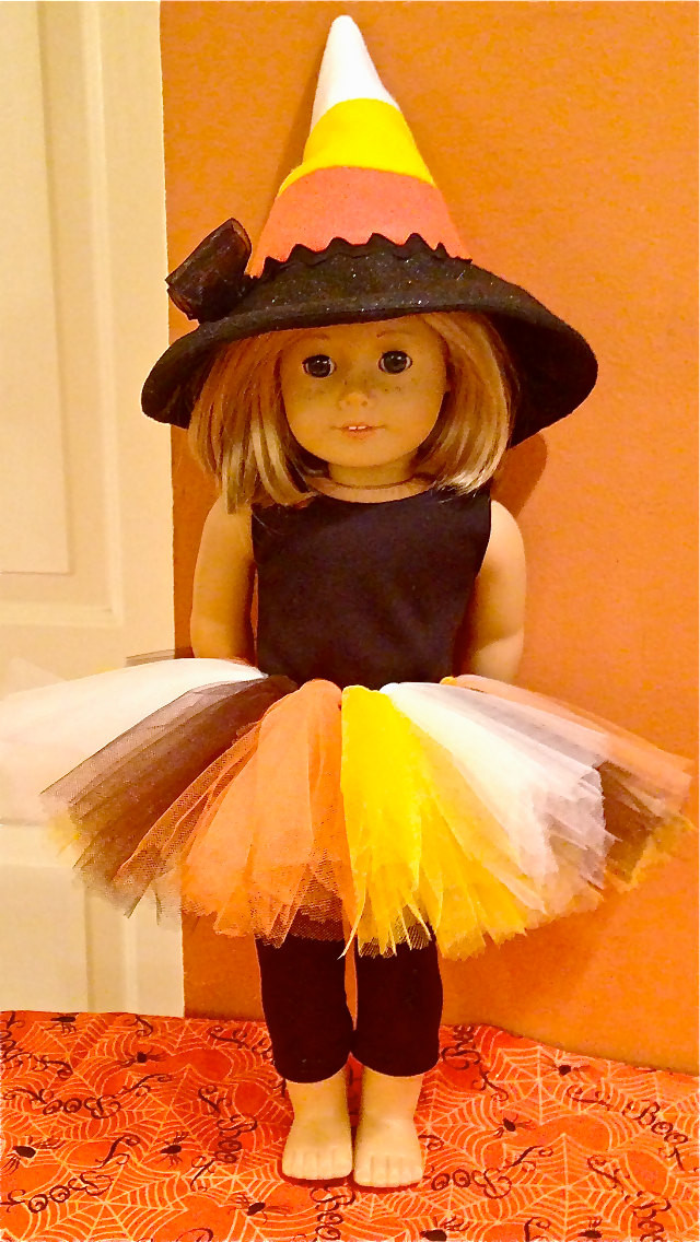 Candy Corn Witch
 American Girl Candy Corn witch doll costume