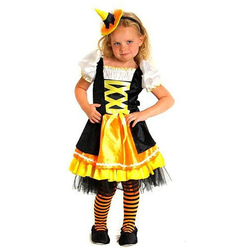 Candy Corn Witch
 Tod Princess Paradise WITCH costume Size 18 Mo 2T PUMPKIN