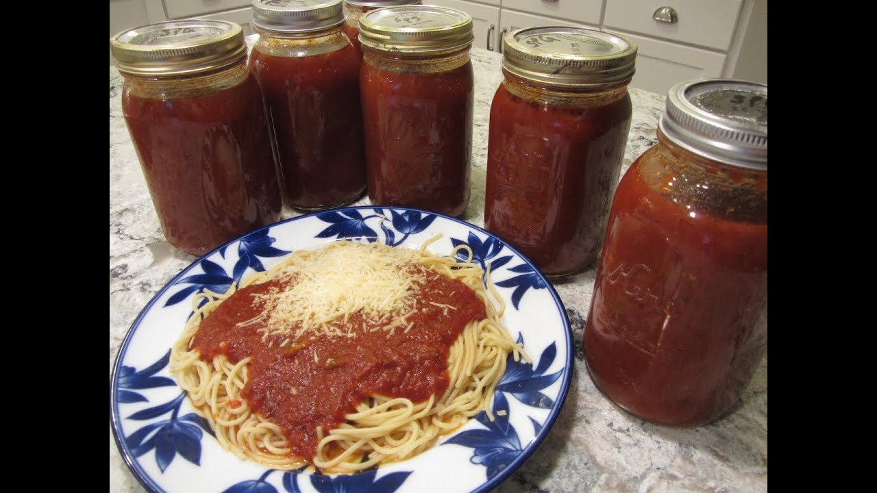 Canning Spaghetti Sauce
 Spaghetti Sauce Canning Recipe Delicious