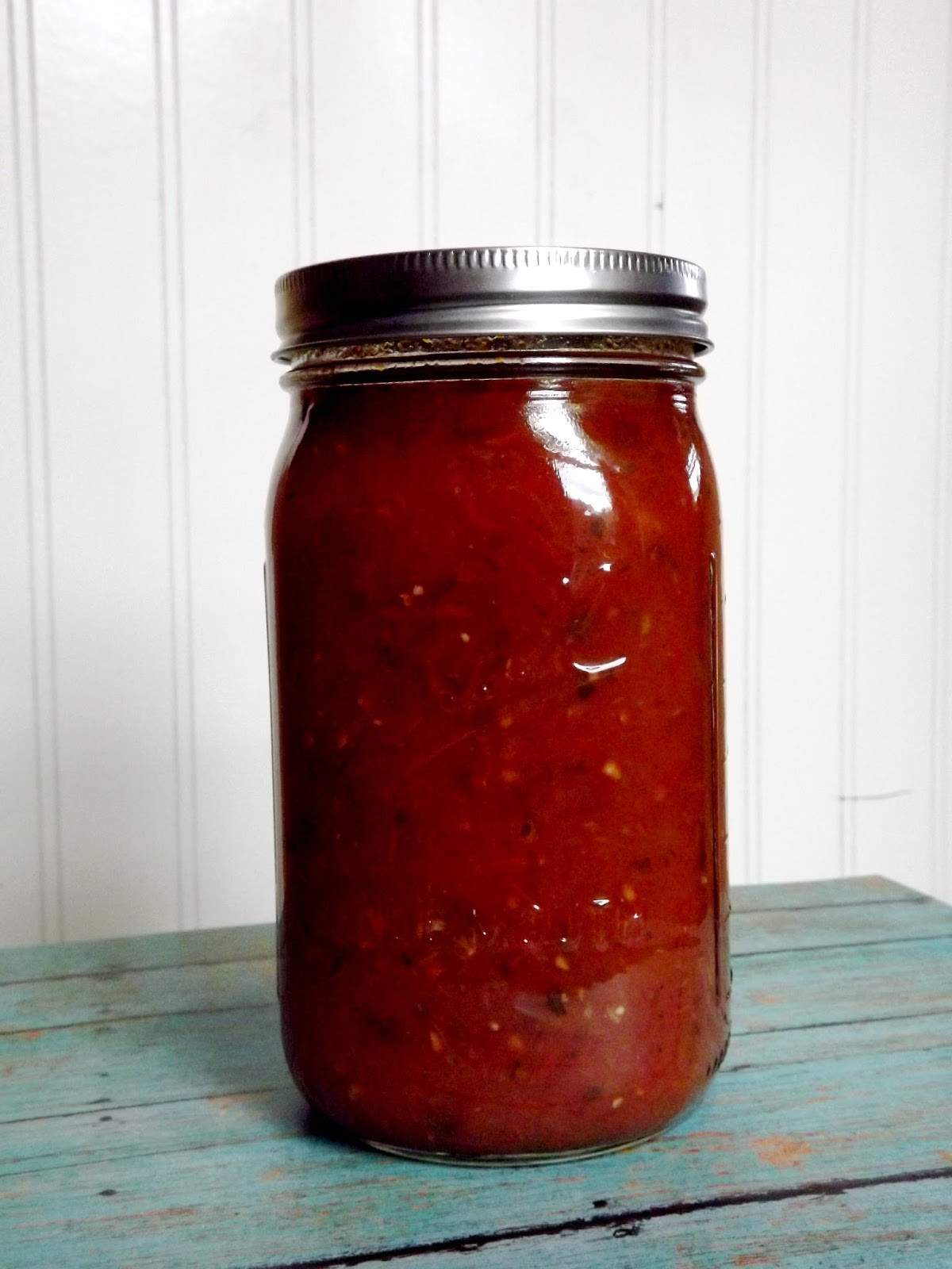 Canning Spaghetti Sauce
 tales from a cottage Canning Homemade Spaghetti Sauce