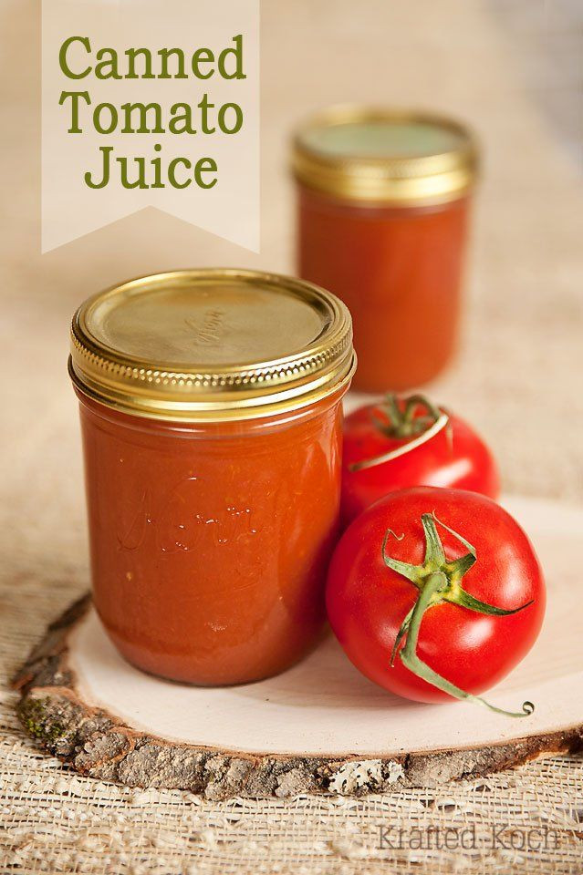 Canning Tomato Juice
 Grandma s Homemade Spiced Tomato Juice Krafted Koch