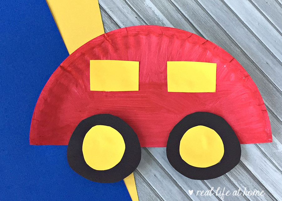 Car Craft For Kids
 Fun and Easy Paper Plate Car Craft for Kids Real Life at