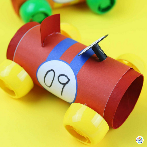 Car Craft For Kids
 Paper Tube Racing Cars