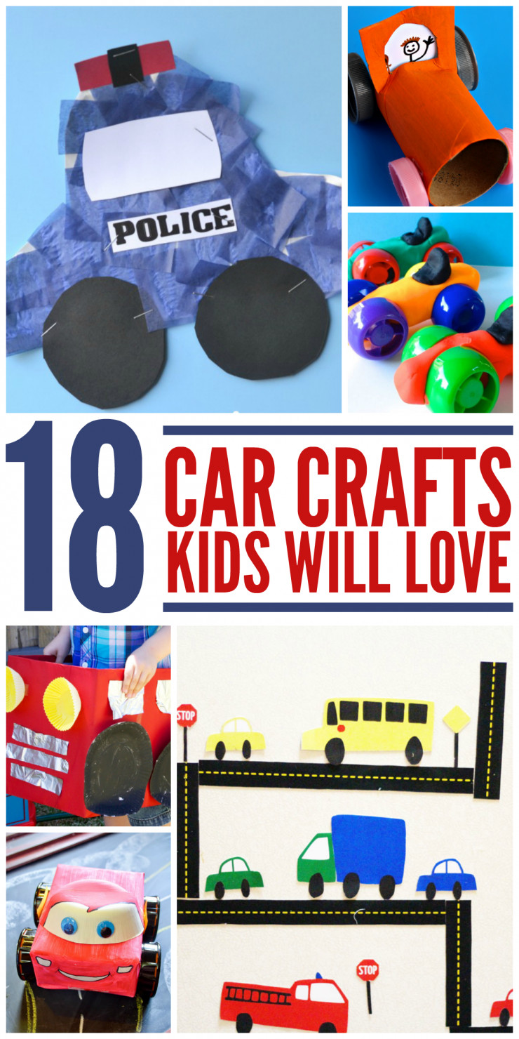 Car Craft For Kids
 18 Car Crafts for Kids Frugal Mom Eh