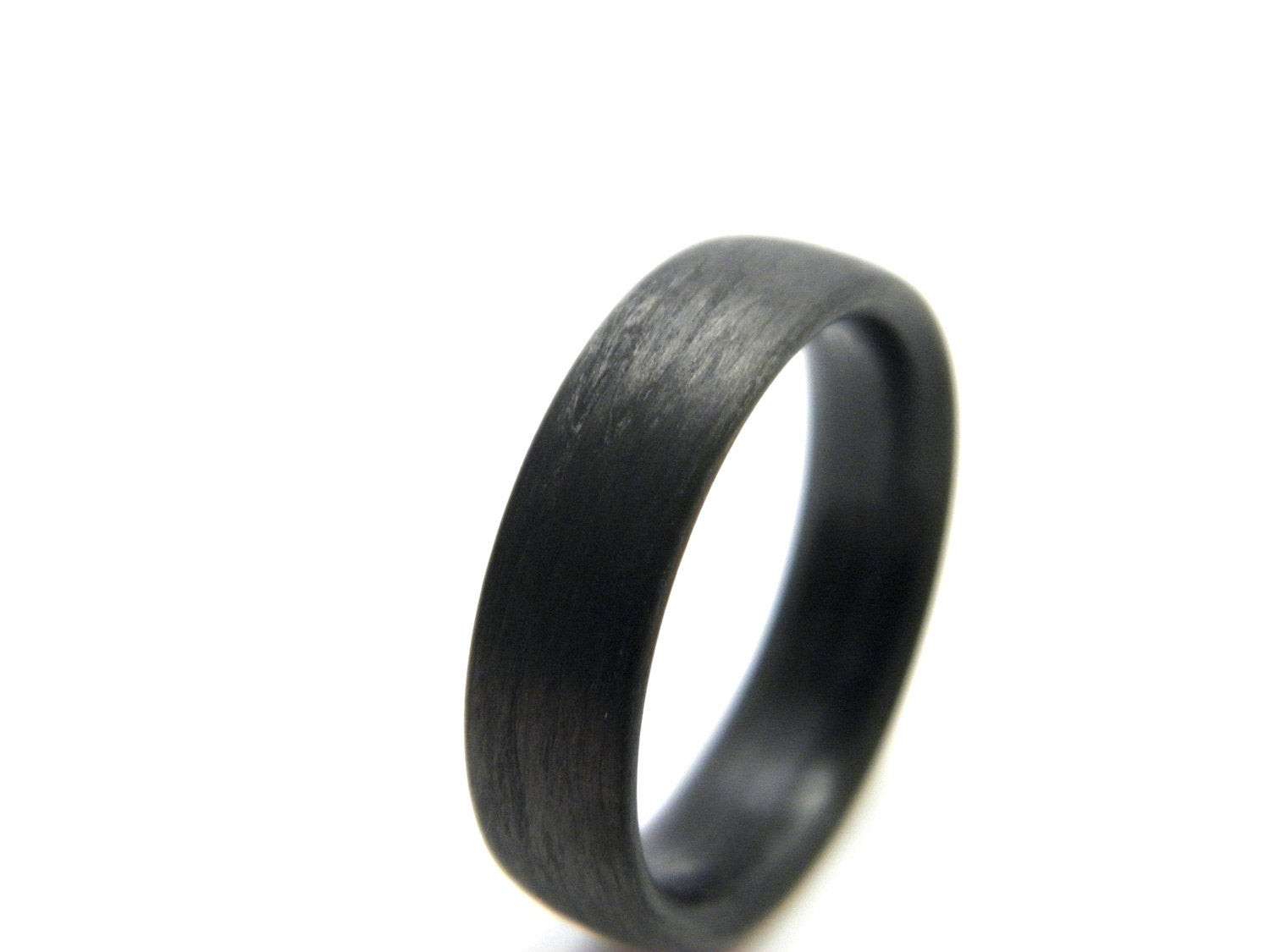Carbon Fiber Wedding Rings
 Custom Carbon Fiber Ring in Linear Grain 6mm YOU