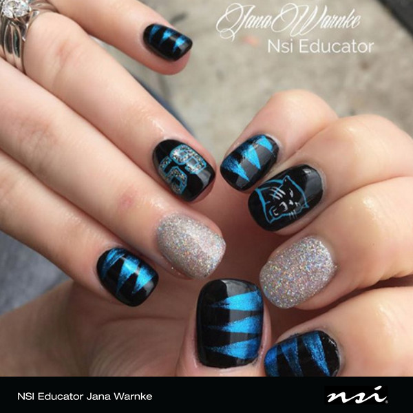 Carolina Panthers Nail Designs
 All About the Professional Nail Industry – NSI Blog