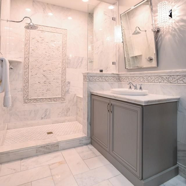 Carrara Marble Tile Bathroom
 marble bathroom ideas inspiration