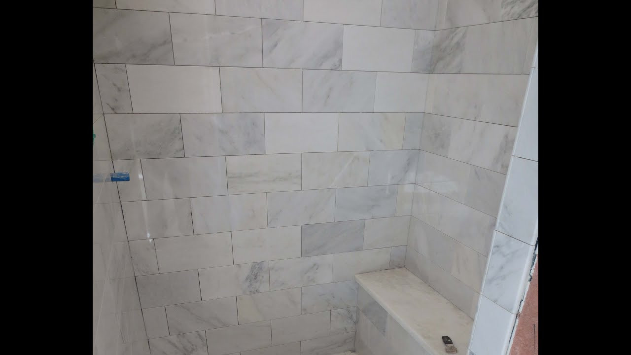 Carrara Marble Tile Bathroom
 Marble Carrara Tile bathroom Part 3 close up look