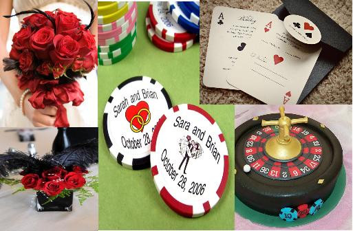 Casino Themed Wedding
 How to Pull f a “Lucky in Love” Wedding Theme