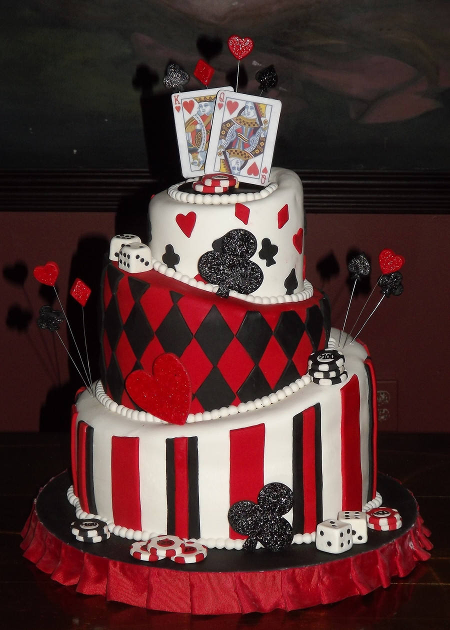 Casino Themed Wedding
 Casino Themed Wedding Cake CakeCentral