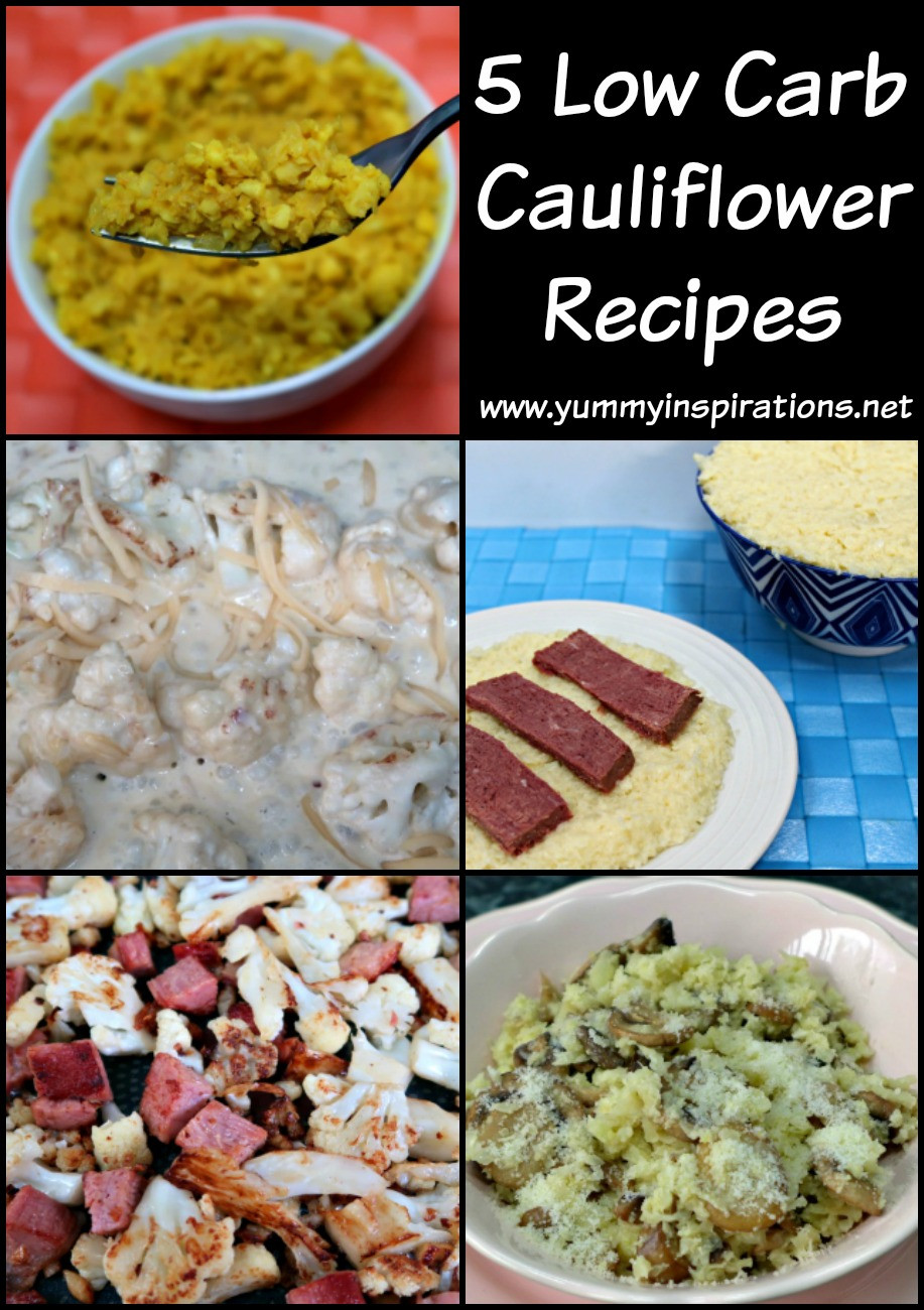 Cauliflower Rice Mashed Potatoes
 5 Low Carb Cauliflower Recipes Rice Mac & Cheese Mash