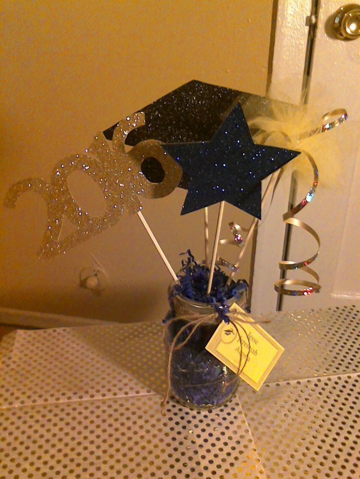 Centerpiece Ideas For College Graduation Party
 Pin by Rhonda clark on grad