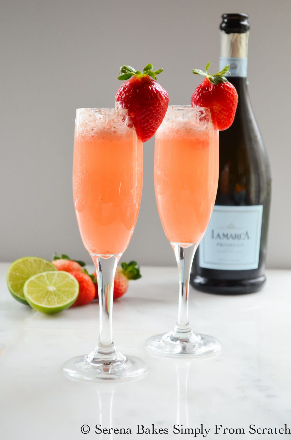 Champagne Drinks For Brunch
 Strawberry Champagne with Champagne Soaked Strawberries is