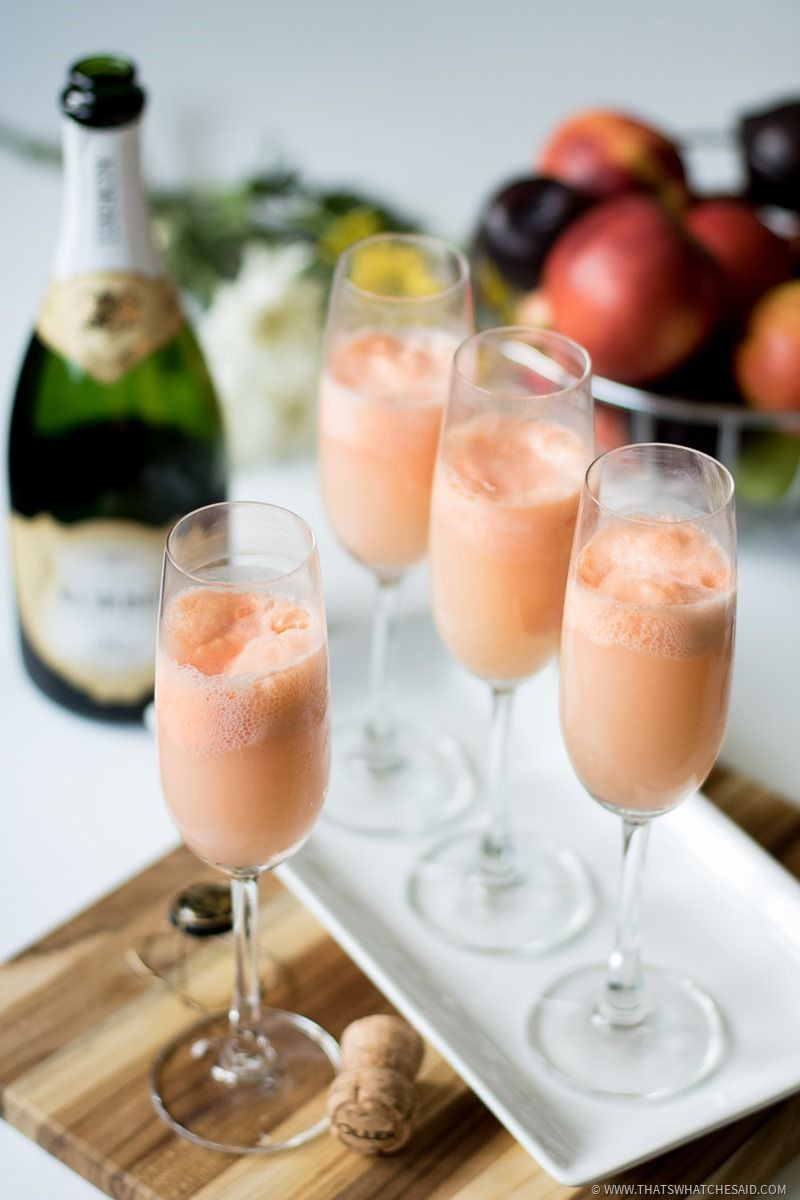 Champagne Drinks For Brunch
 Summer Mimosa Floats Recipe New Year s Eve