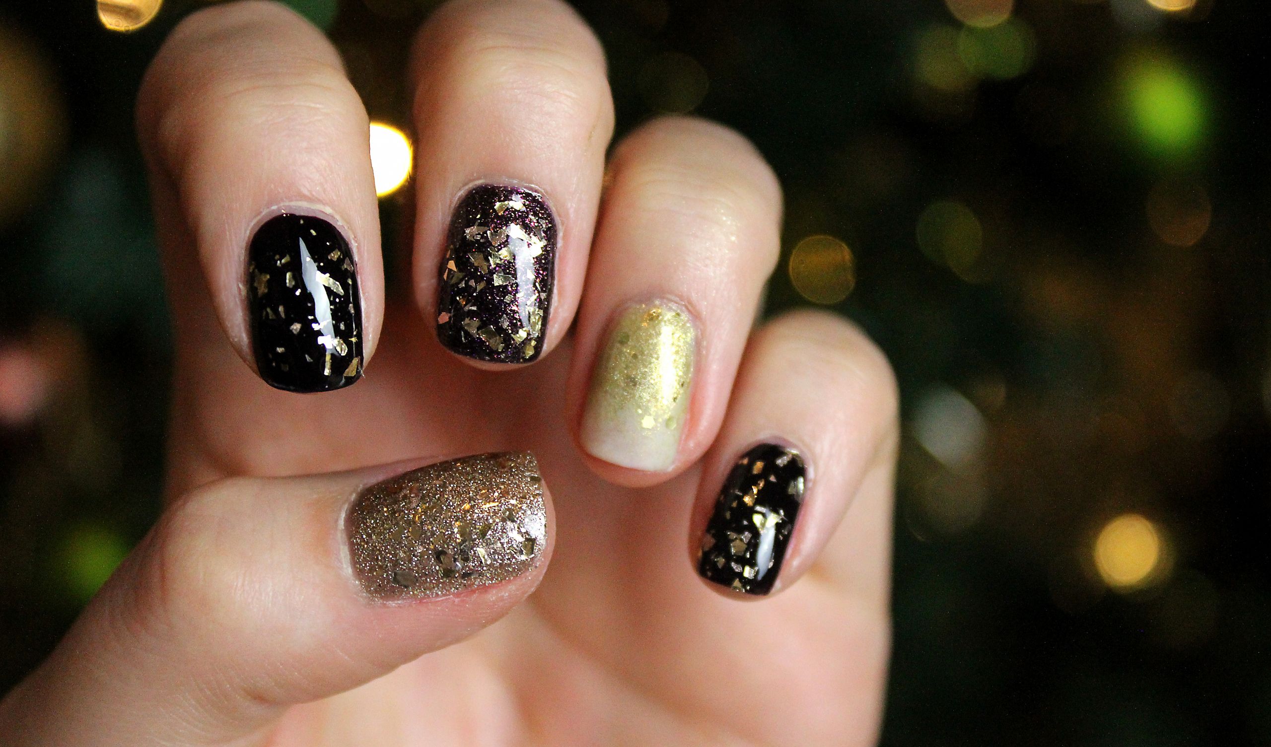 Champagne Nail Designs
 Champagne New Year s Eve Nail Art Tutorial