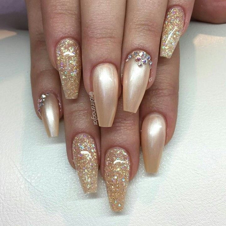 Champagne Nail Designs
 Champagne nails More