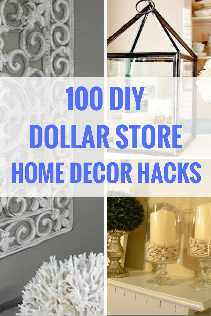 Cheap DIY Decor
 100 Dollar Store DIY Home Decor Ideas