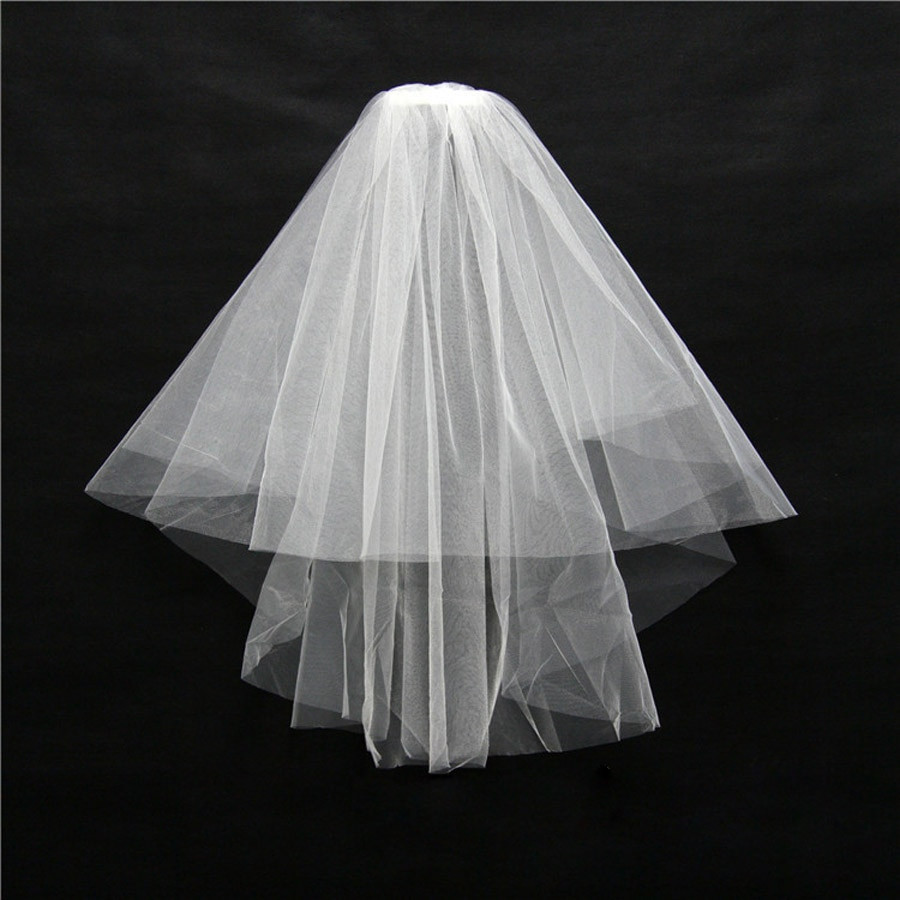 Cheap Veils For Wedding
 ZYLLGF Bridal Stock Simple Bridal Veils Cheap Wedding Net