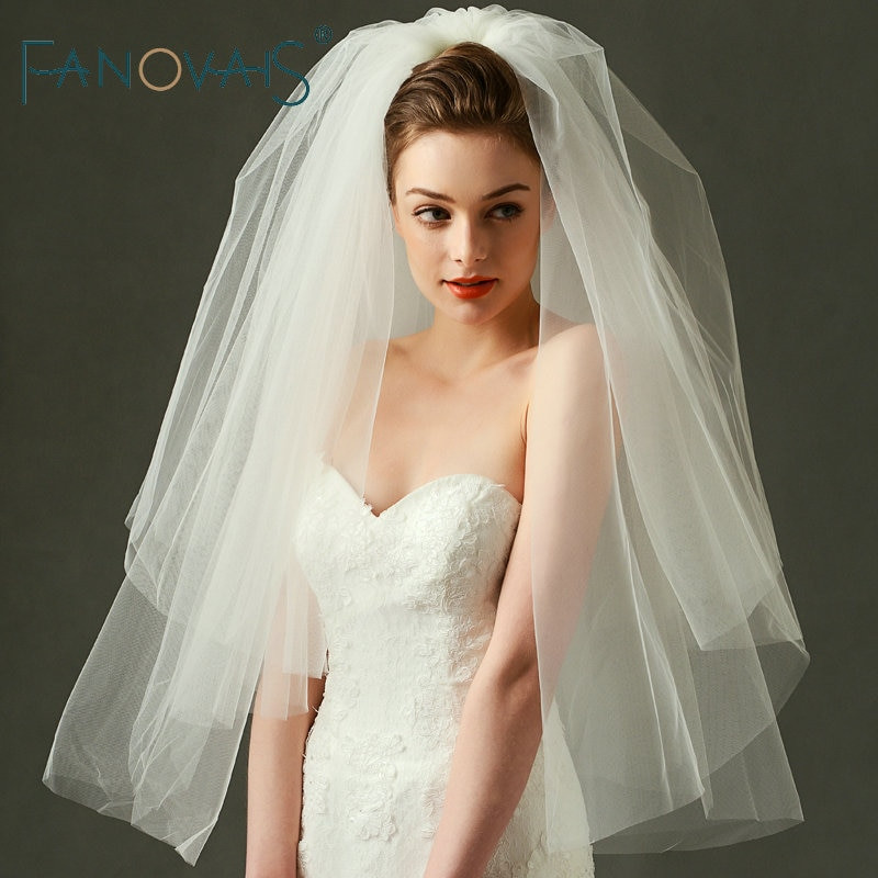 Cheap Veils For Wedding
 Aliexpress Buy Simple Elegant Bridal Veil Wedding