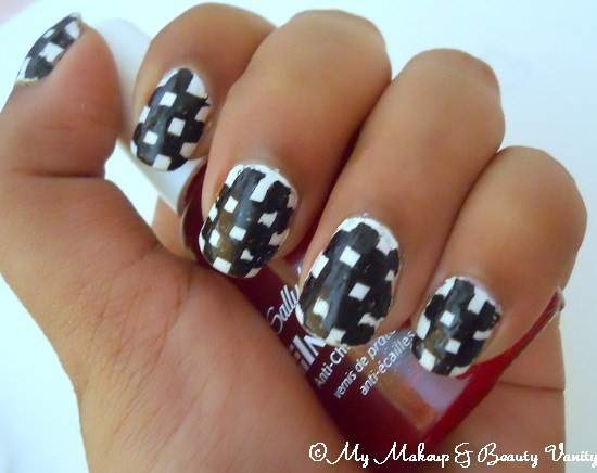 Checkered Nail Designs
 My Makeup and Beauty Vanity Checkered Nail Art Tutorial