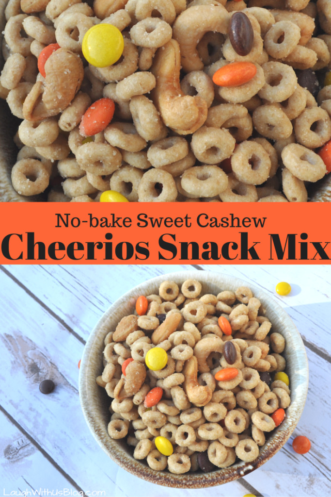 Cheerio Snacks Recipe
 Sweet Cashew Cheerios Snack Mix Laugh With Us Blog