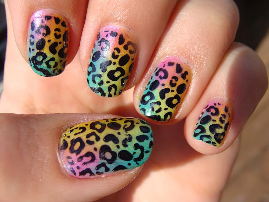 Cheetah Nail Art
 Leopard Print Incredibly Easy DIY Nail Art Idea MD Fashion