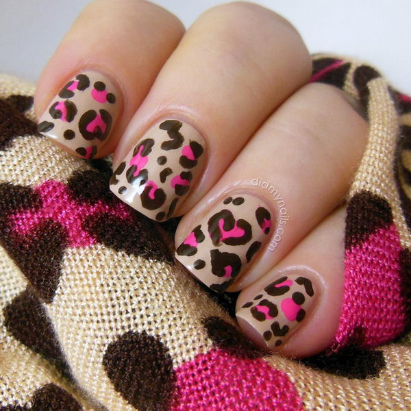 Cheetah Nail Art
 15 Cheetah or Leopard Nail Designs Hative