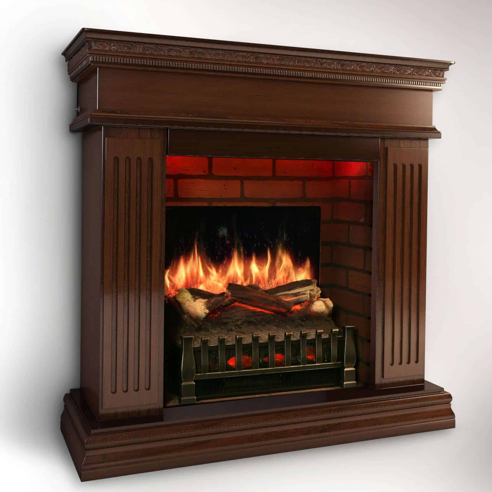 Cherry Wood Electric Fireplace
 MagikFlame Electric Fireplace [ENGLISH CHERRY WOOD] – Most