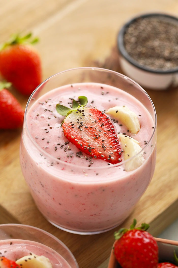 Chia Smoothies Recipes
 Creamy Strawberry Chia Seed Smoothie Fit Foo Finds