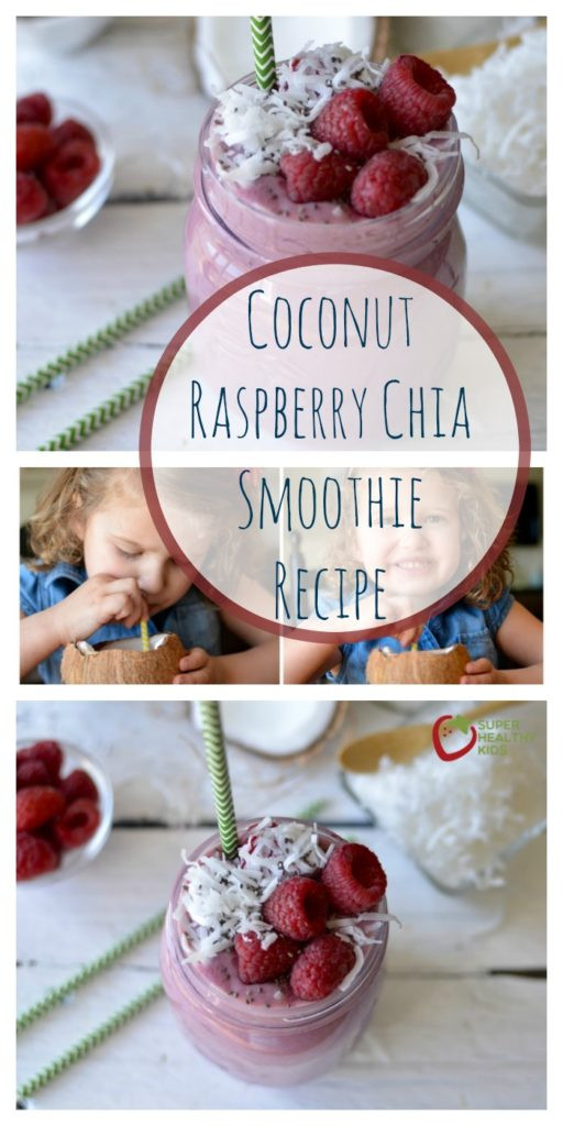 Chia Smoothies Recipes
 Coconut Raspberry Chia Smoothie Recipe for Healthy Skin