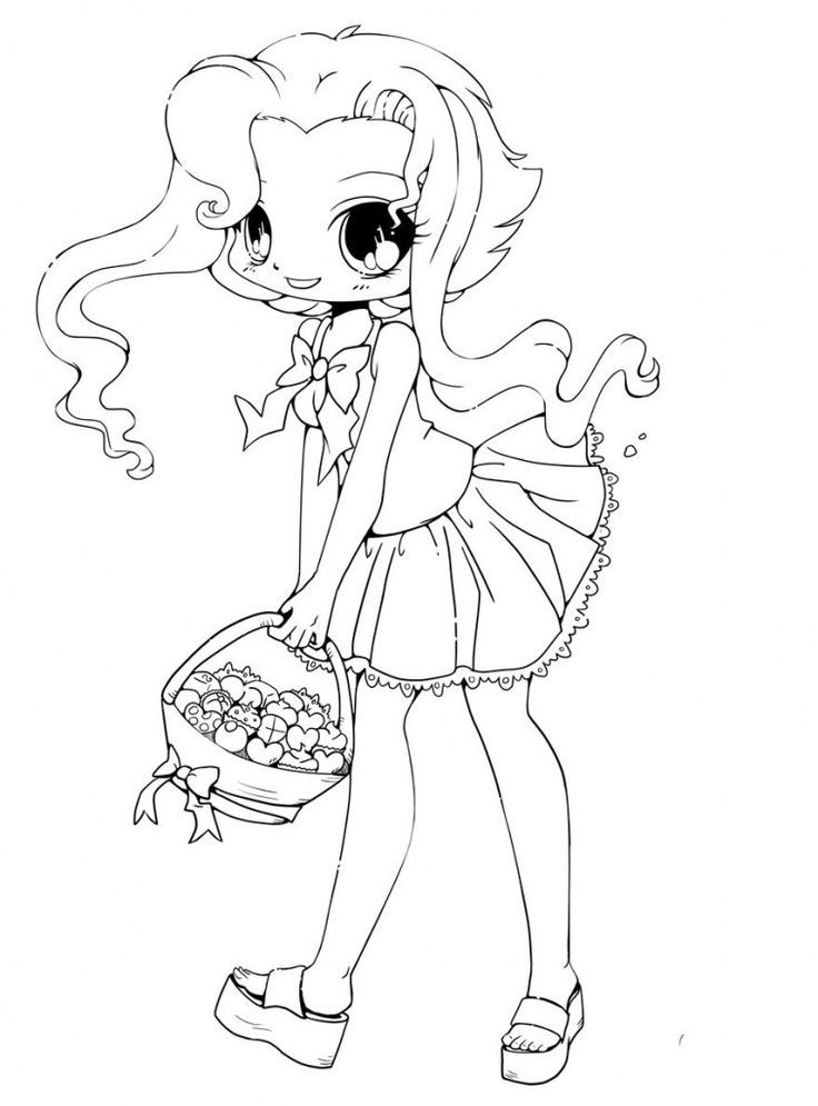 Chibi Girls Coloring Pages
 Printable Chibi Coloring Pages omalovánky