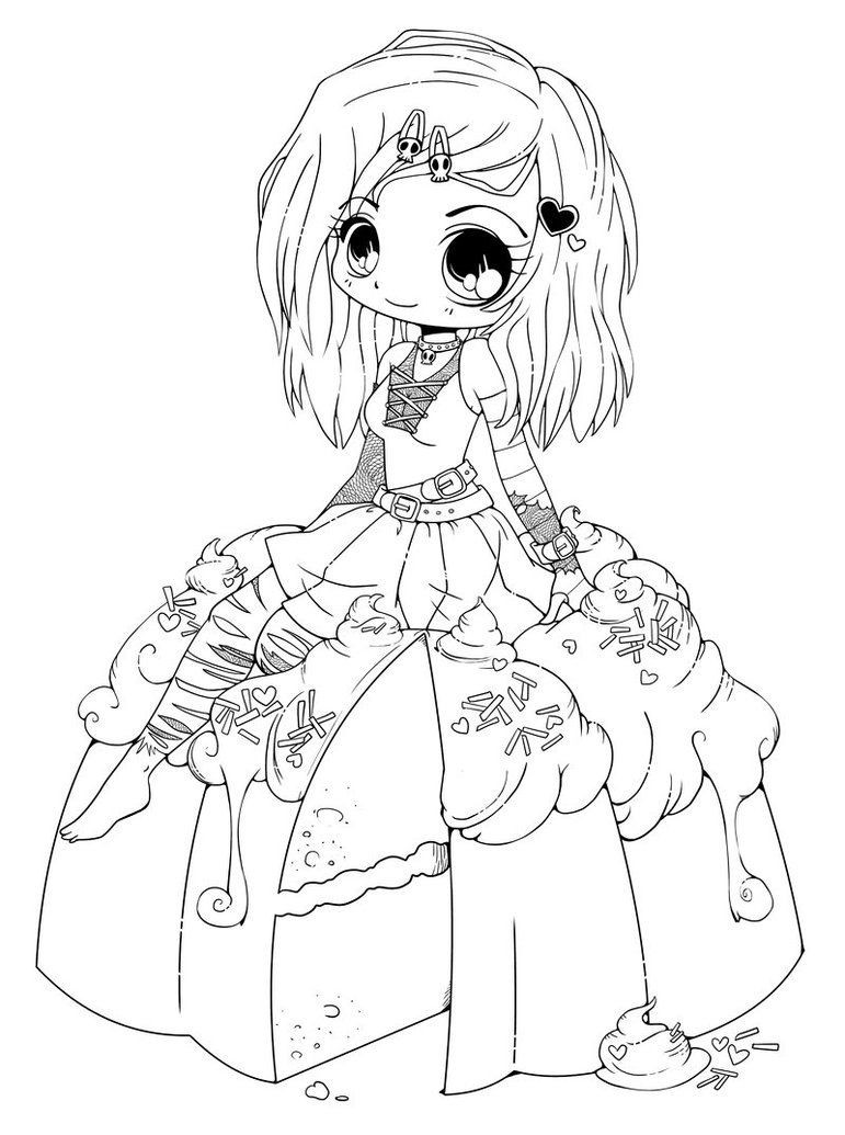 Chibi Girls Coloring Pages
 Coloring Page Endearing Chibi Coloring Page Chibi Coloring