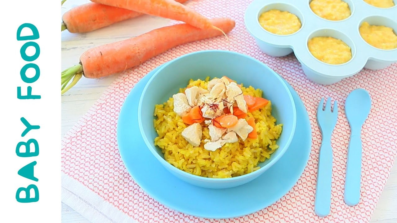 Chicken Baby Food Recipe
 Chicken Rice Saffron Puree Baby Food Recipe 6M