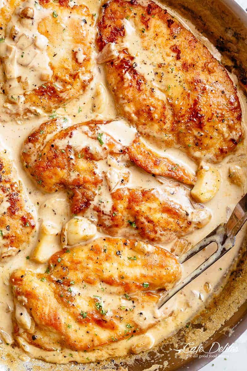 Chicken Breasts Recipes
 Creamy Garlic Chicken Breasts Cafe Delites