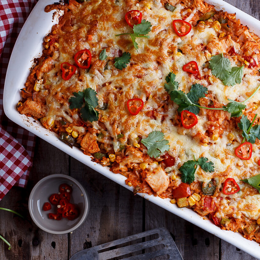Chicken Casserole With Rice
 Mexican chicken and rice casserole Simply Delicious