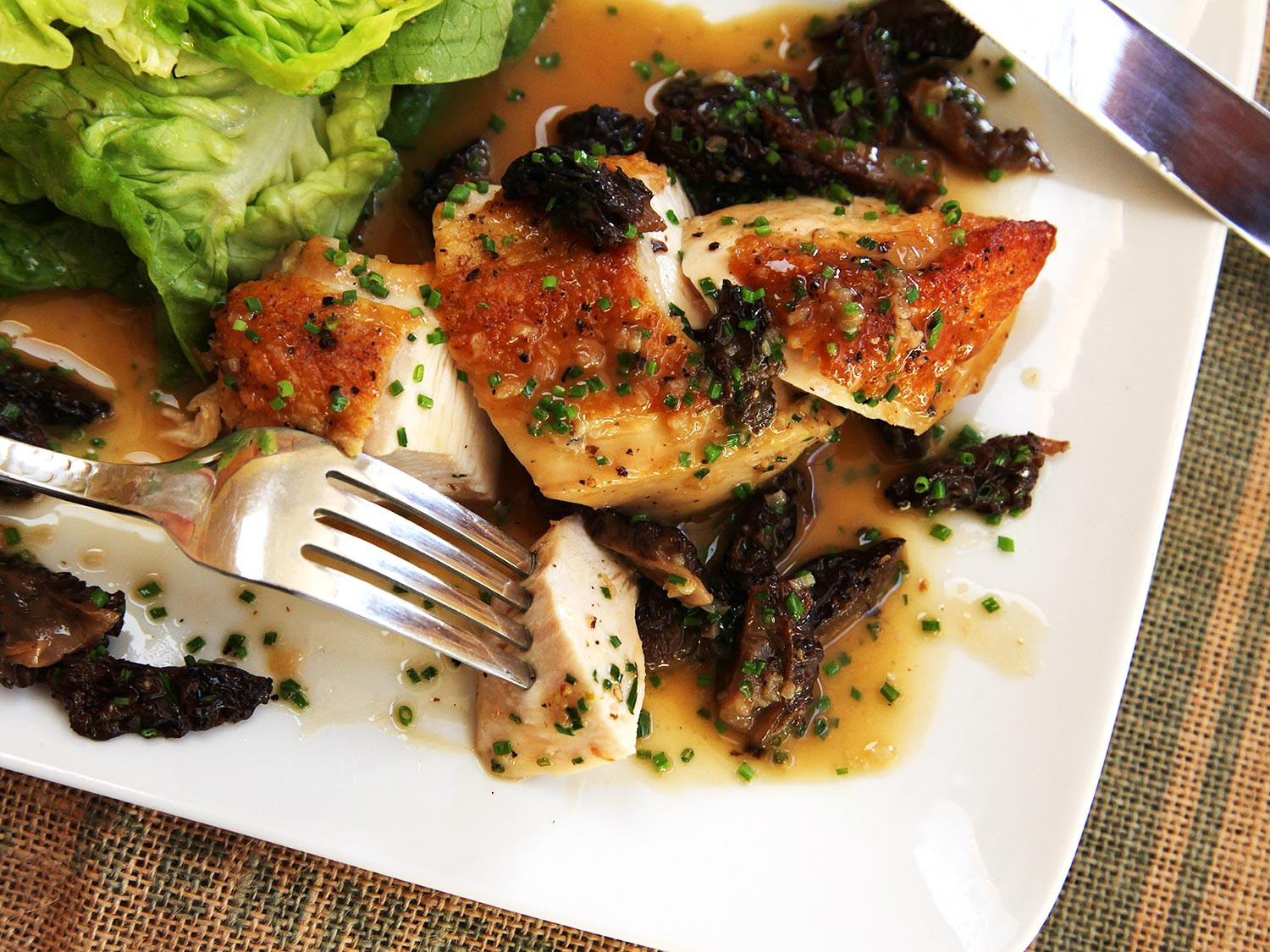 Chicken Pan Sauces
 Easy Pan Roasted Chicken Breasts With Morel Mushroom Pan