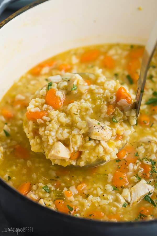 Chicken Vegetable Rice Soup
 Chicken Rice Soup Stove Top or Slow Cooker The Recipe
