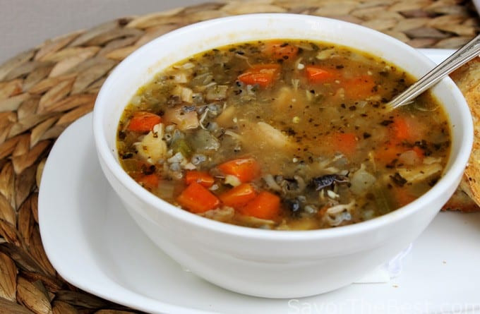 Chicken Vegetable Rice Soup
 Chicken Ve able Soup with Wild Rice Savor the Best