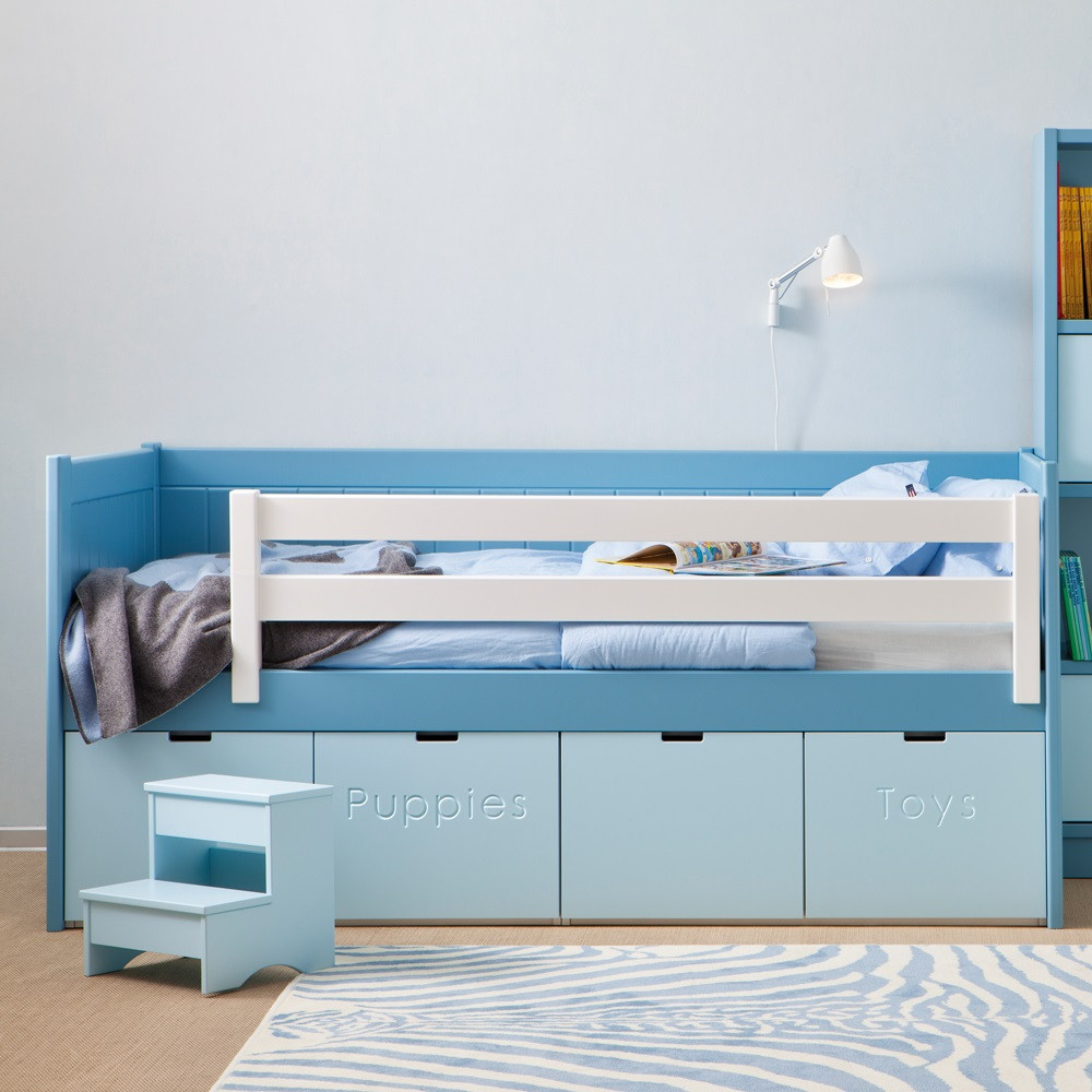 Child Bed With Storage
 Bahia Storage Kids Bed With Step Stool Asoral