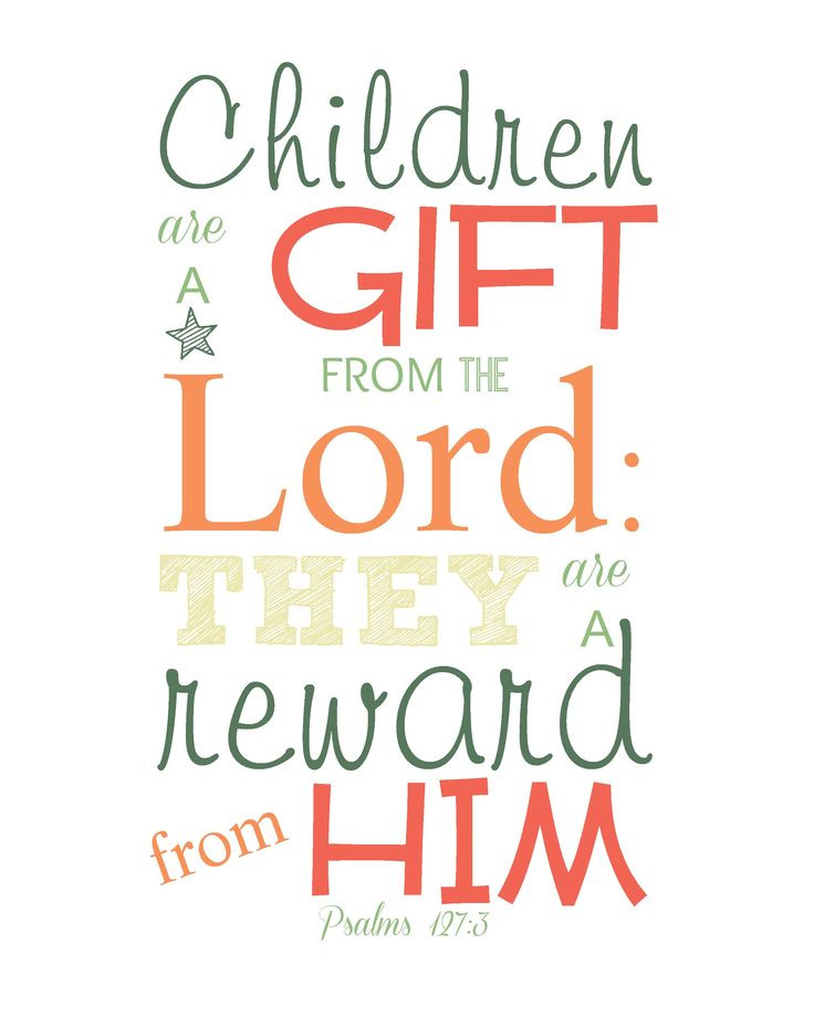 Child Gift From God
 Hope for the Mom of Many Little es Free Printable