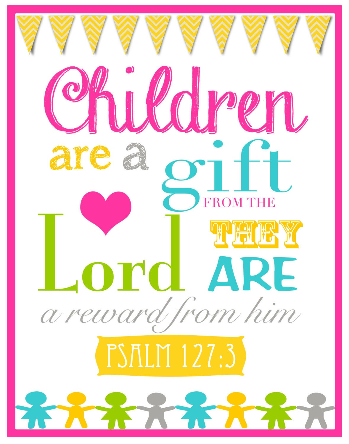 Child Gift From God
 Children Are A Gift From God Bible Verse Wall Art by